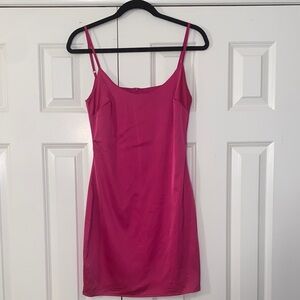 Missguided Pink Spaghetti Strap Dress size 4